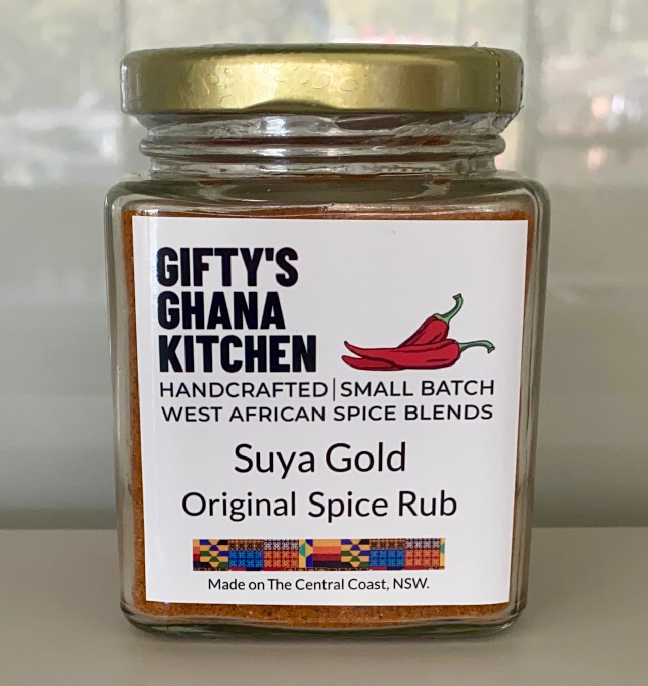 "SUYA GOLD" ORIGINAL SPICE RUB - West African Spice Blend Gifty's Ghana Kitchen