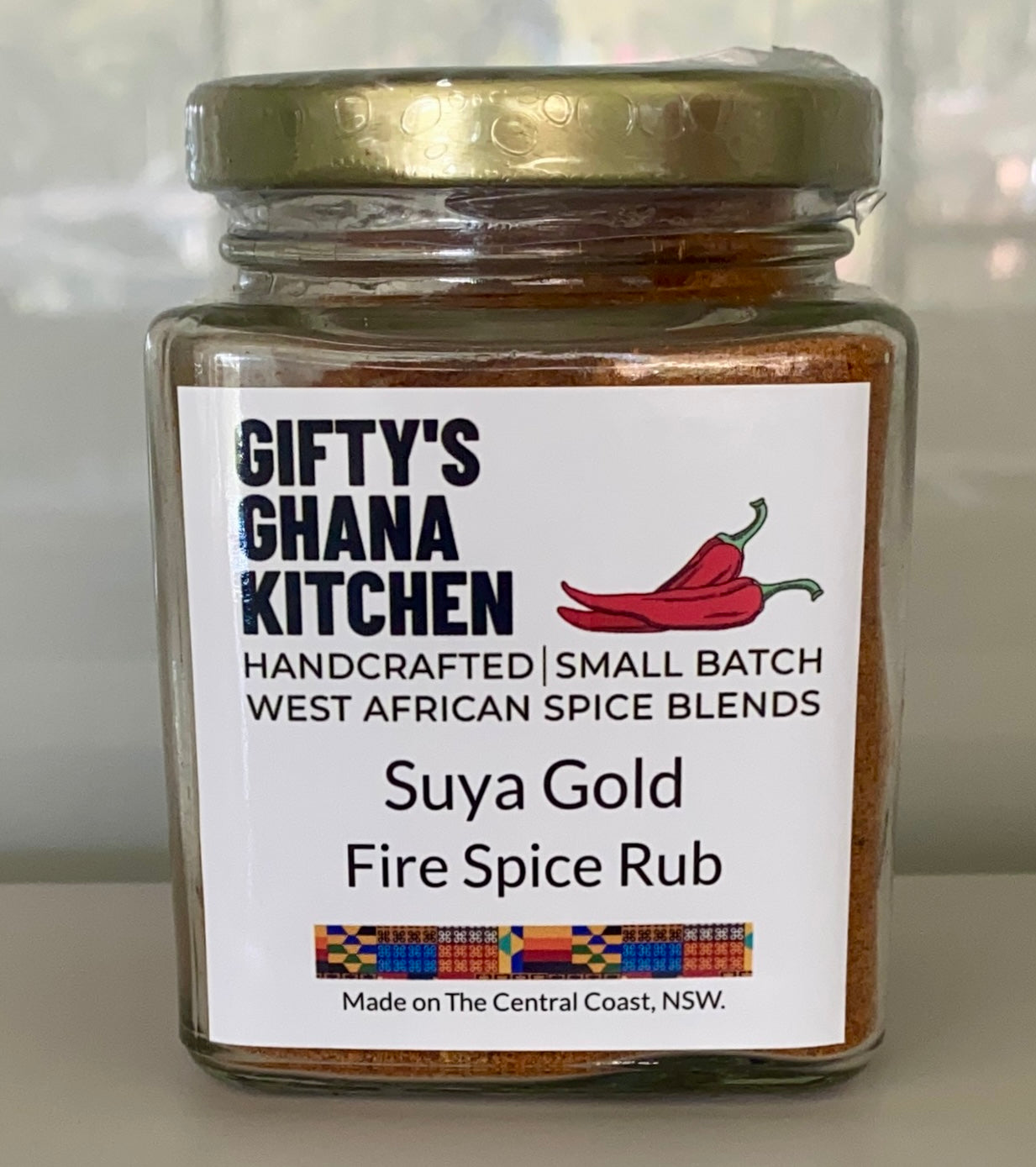 "SUYA GOLD" FIRE SPICE RUB - West African Spice Blend Gifty's Ghana Kitchen